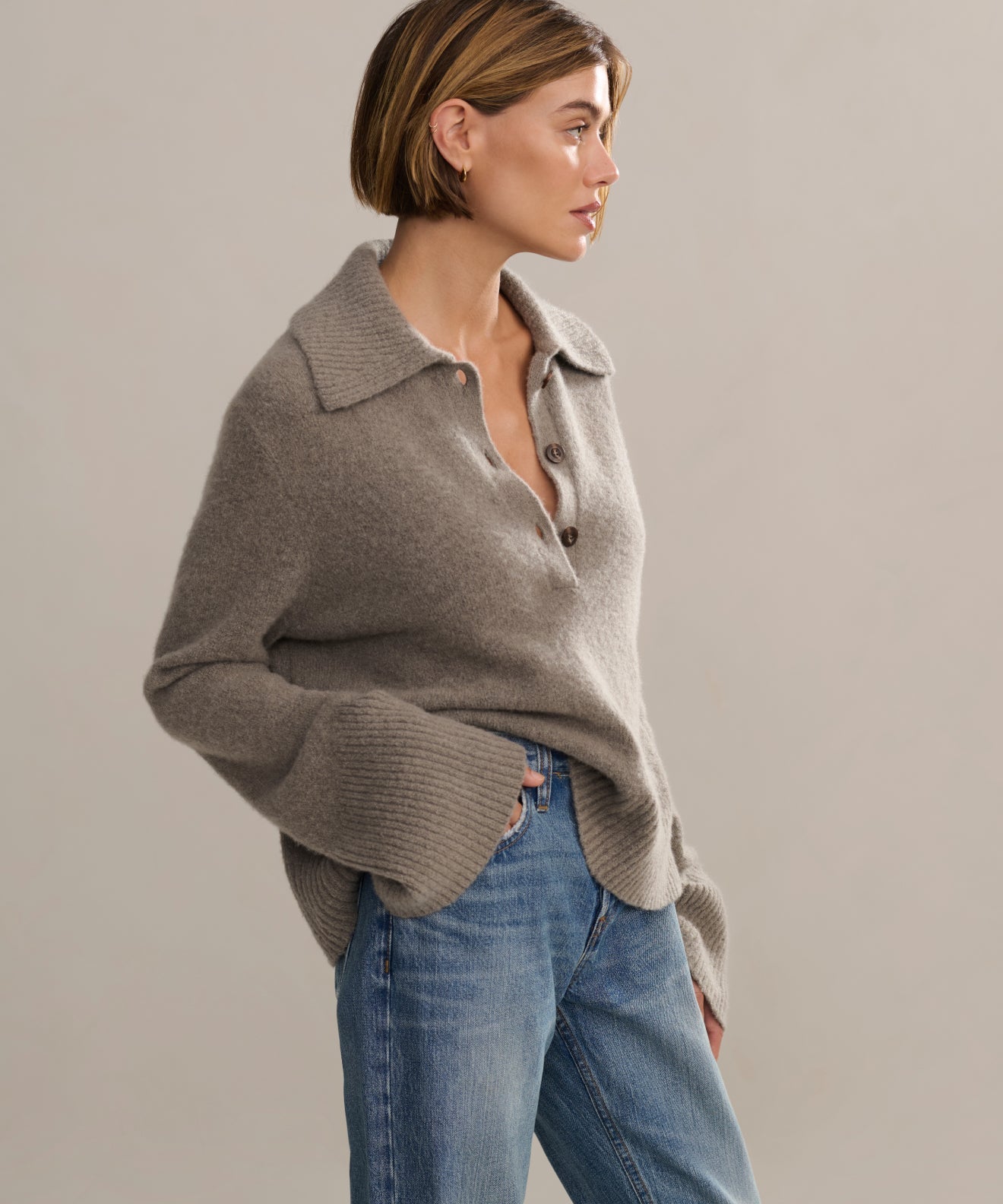 Cashmere Stevie Polo