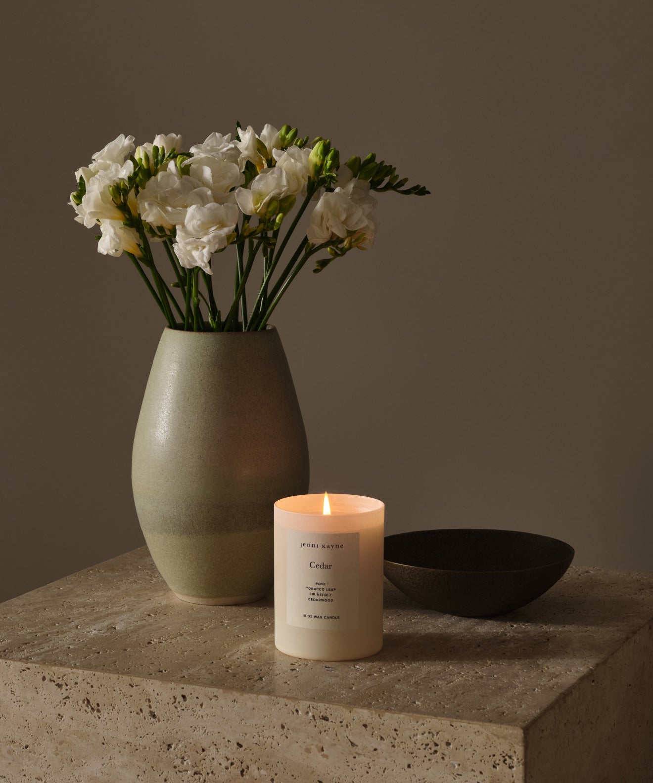Cedar Glass Candle