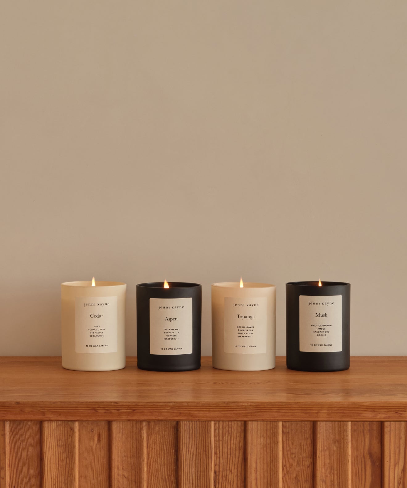 Cedar Glass Candle