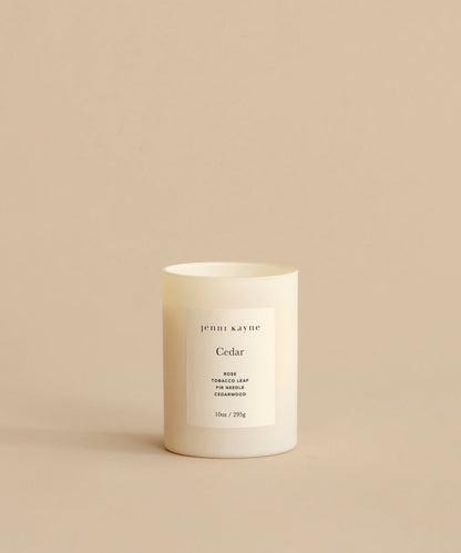 Cedar Glass Candle