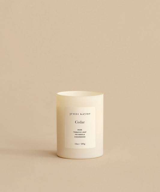 Cedar Glass Candle