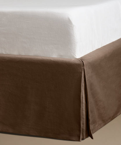 Fabric Swatch Chocolate Linen