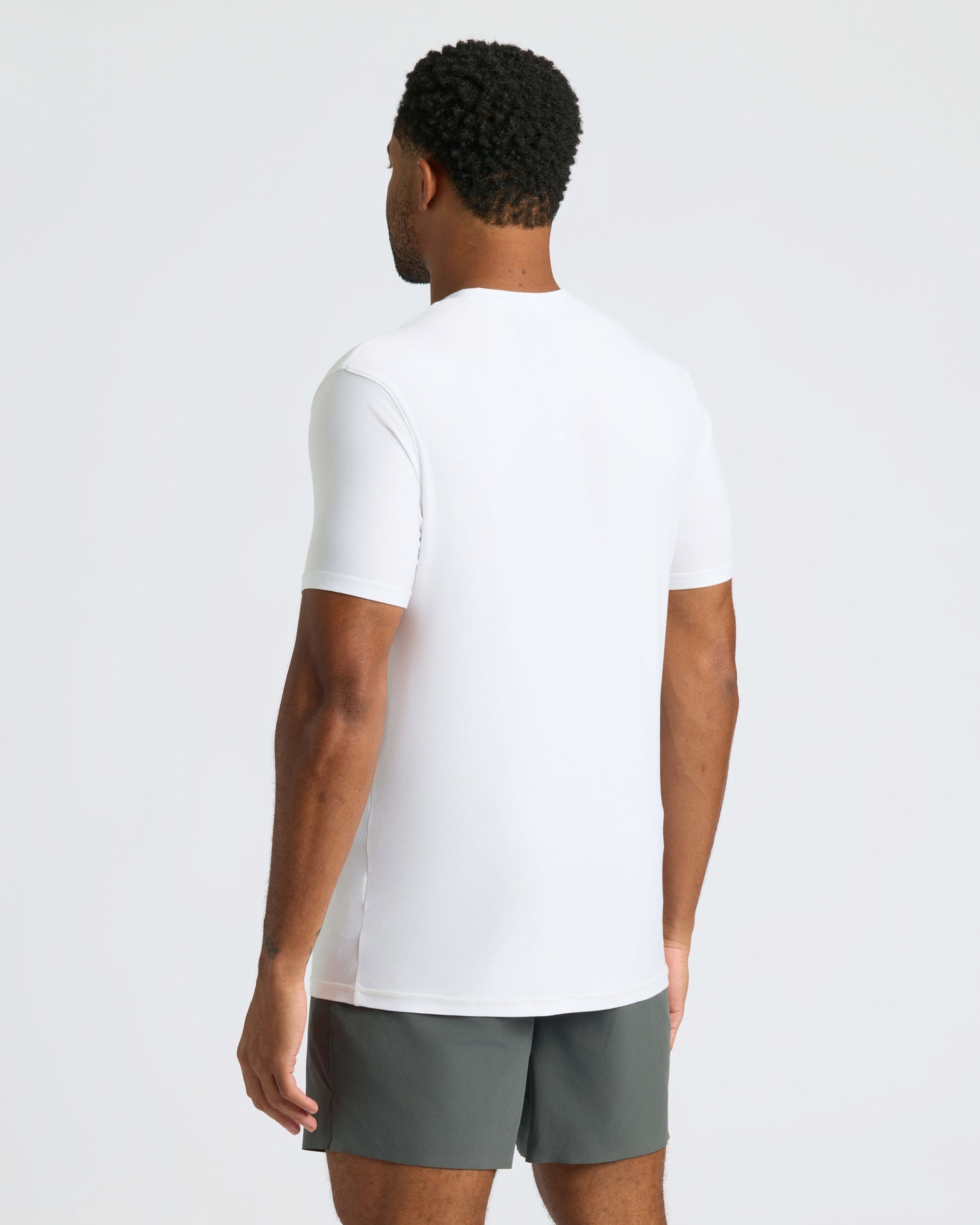 All White Active Crew Neck 3-Pack
