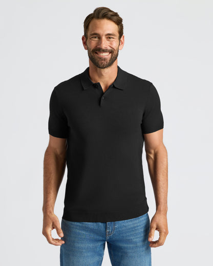 Black Dressy Polo 6-Pack