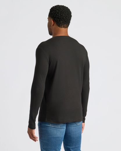 Black & White Classic Henley 2-Pack