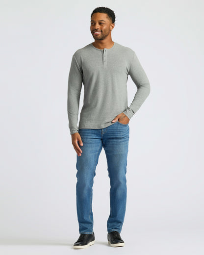 Blues Long Sleeve Henley 3-Pack