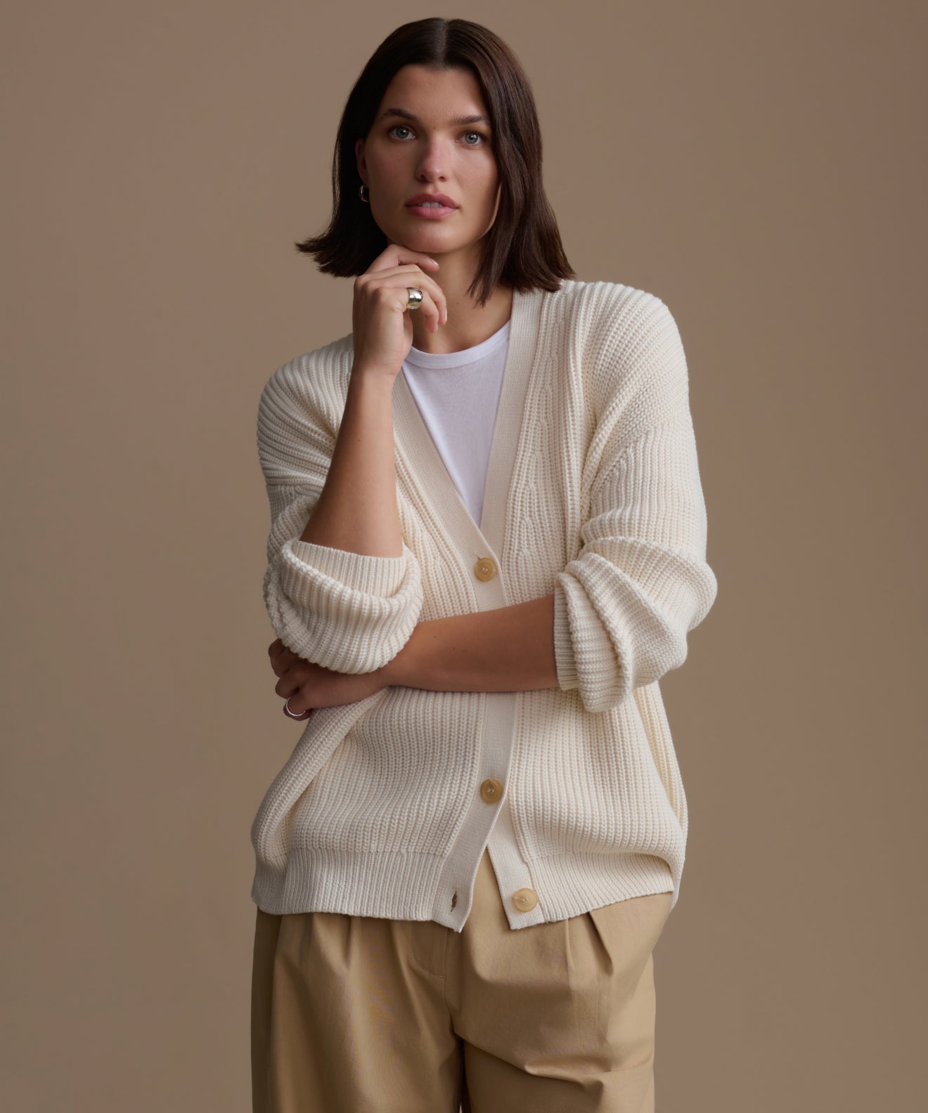 Cotton Cocoon Cardigan