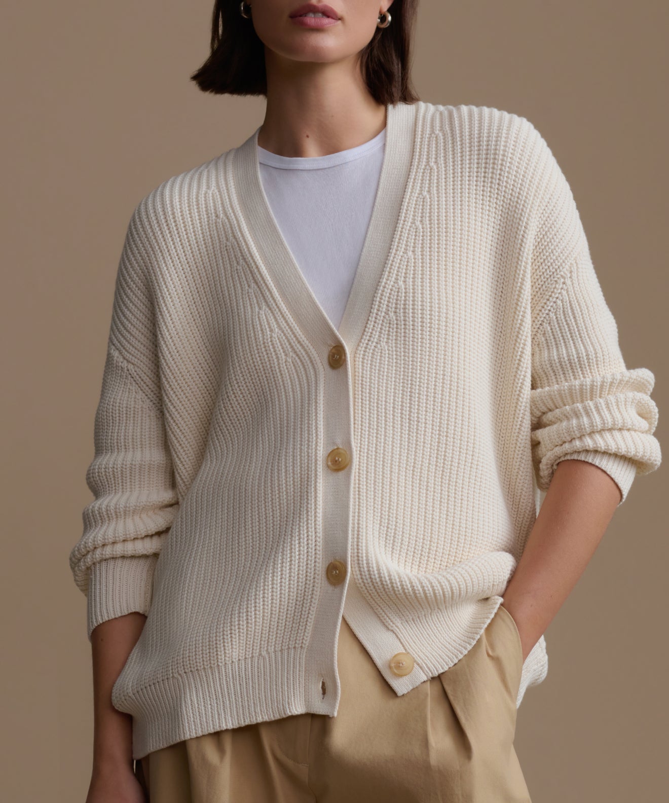 Cotton Cocoon Cardigan