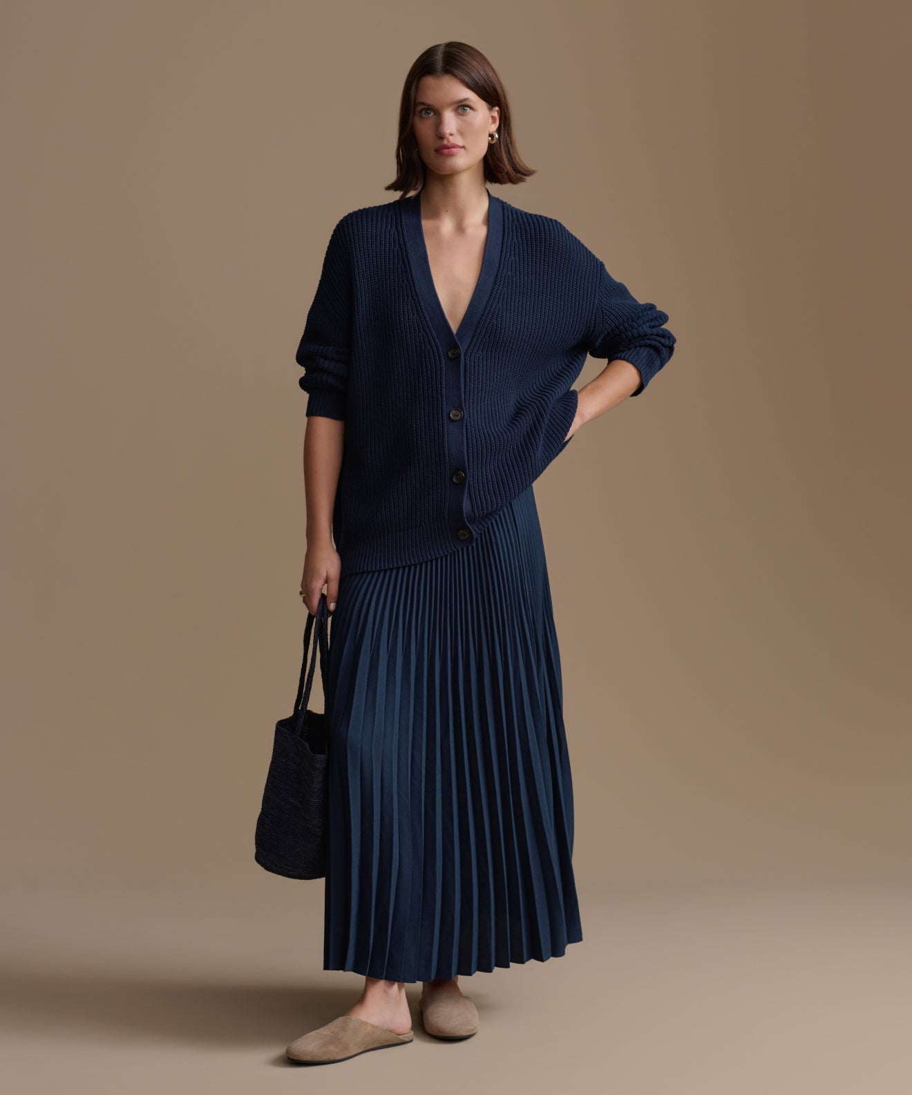 Cotton Cocoon Cardigan
