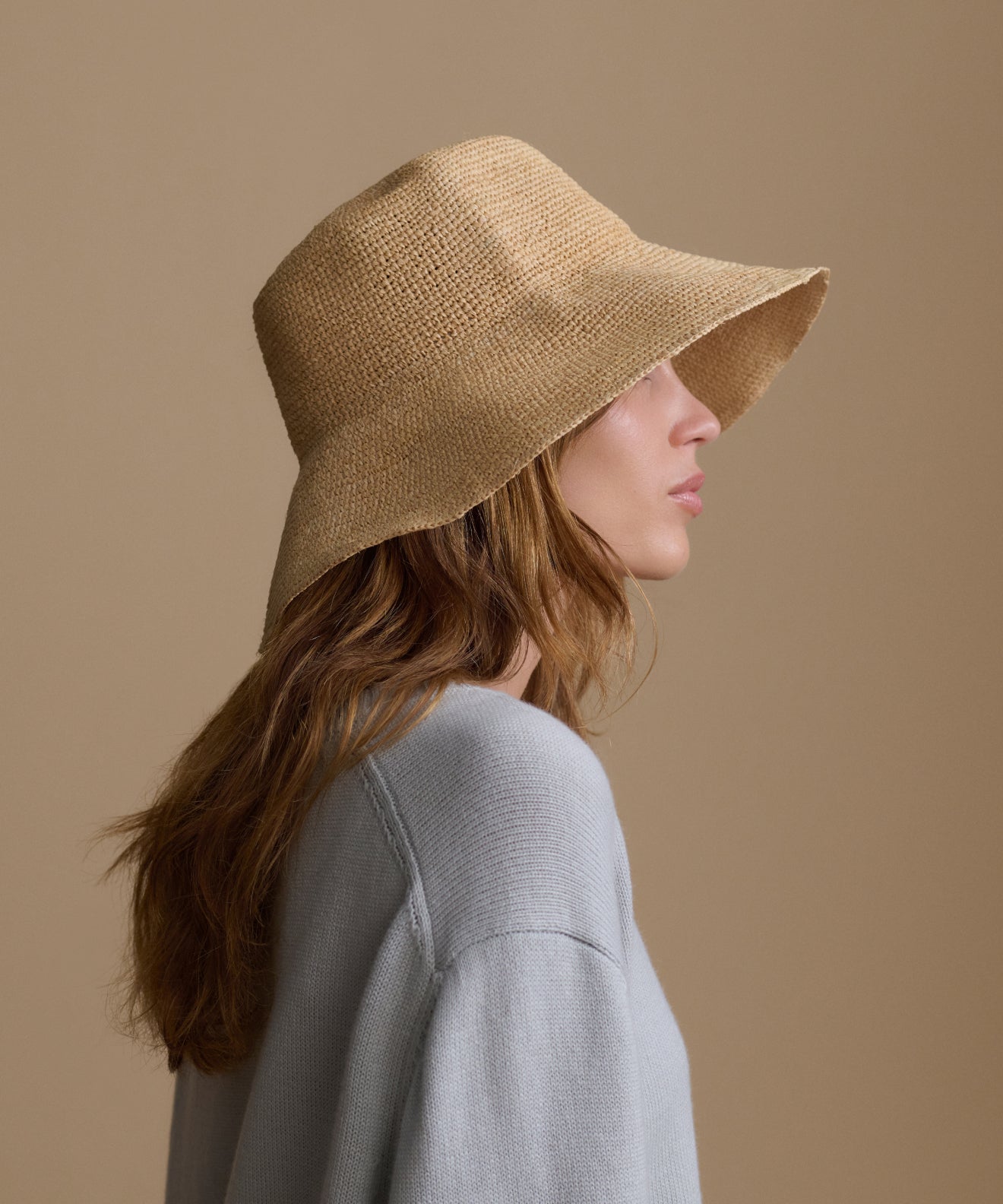 Crochet Raffia Sun Hat