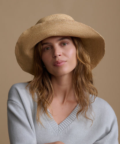 Crochet Raffia Sun Hat