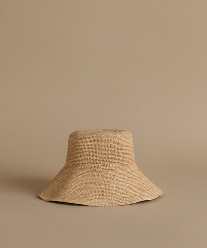 Crochet Raffia Sun Hat