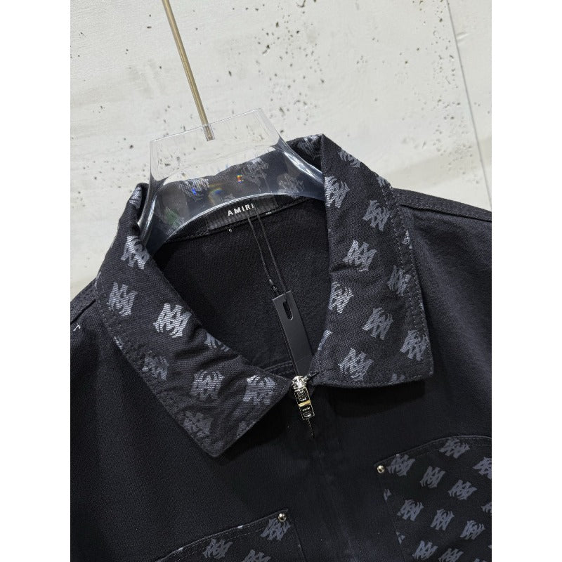 Amiri Jacket Spring and Autumn Denim Jacket Men's and Women's