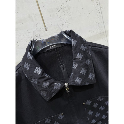 Amiri Jacket Spring and Autumn Denim Jacket Men's and Women's
