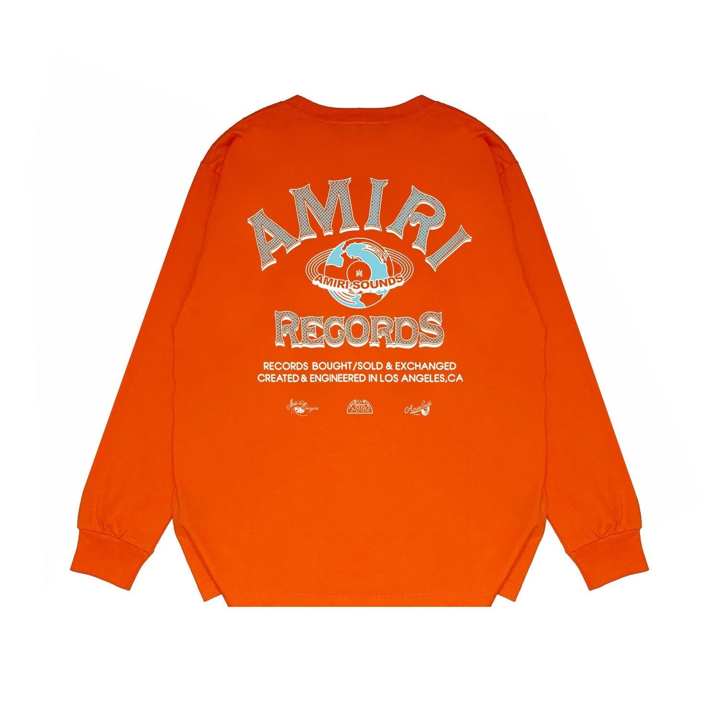 Amiri Long Sleeved Shirt Printed Trendy Pure Cotton