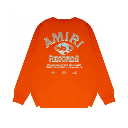 Amiri Long Sleeved Shirt Printed Trendy Pure Cotton