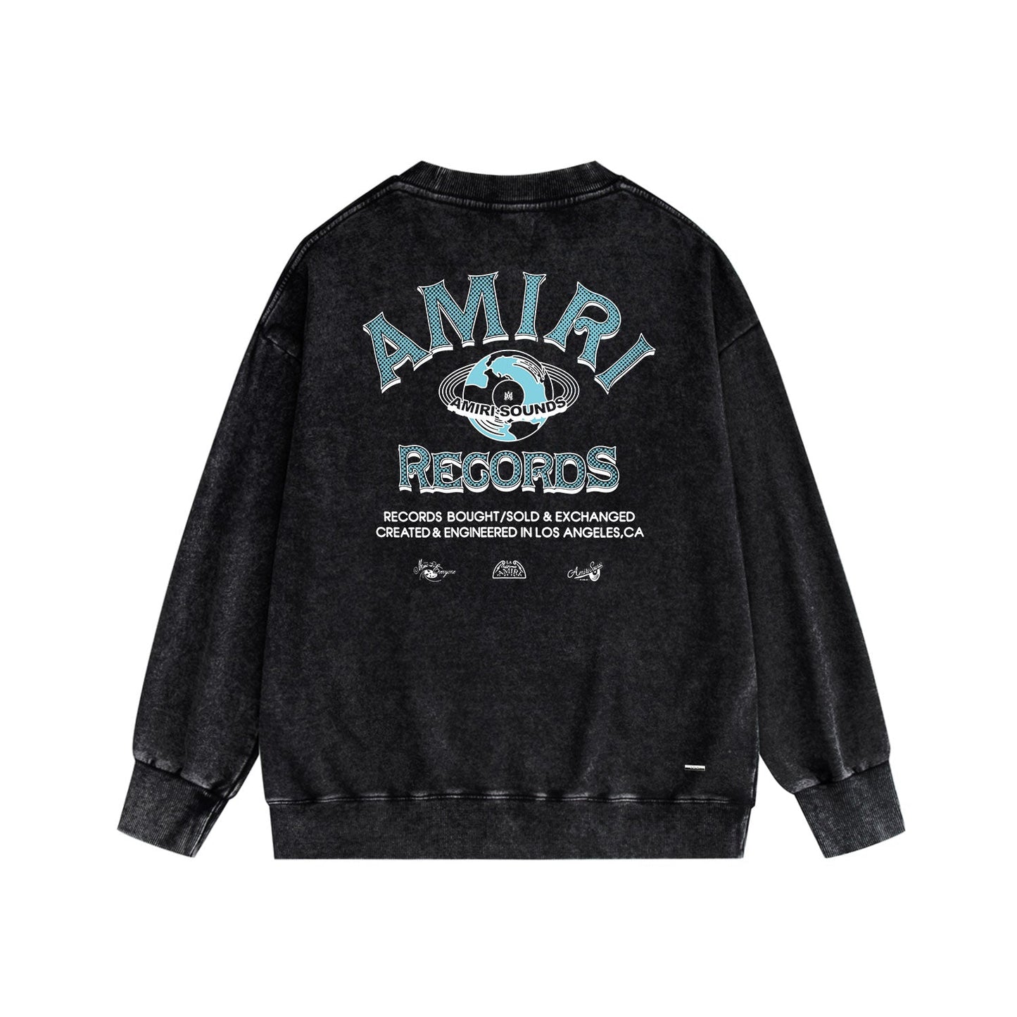 Amiri Distressed Sweatshirt Printed Trendy Pure Cotton