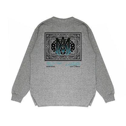 Amiri Long Sleeved Shirt Printed Trendy Pure Cotton
