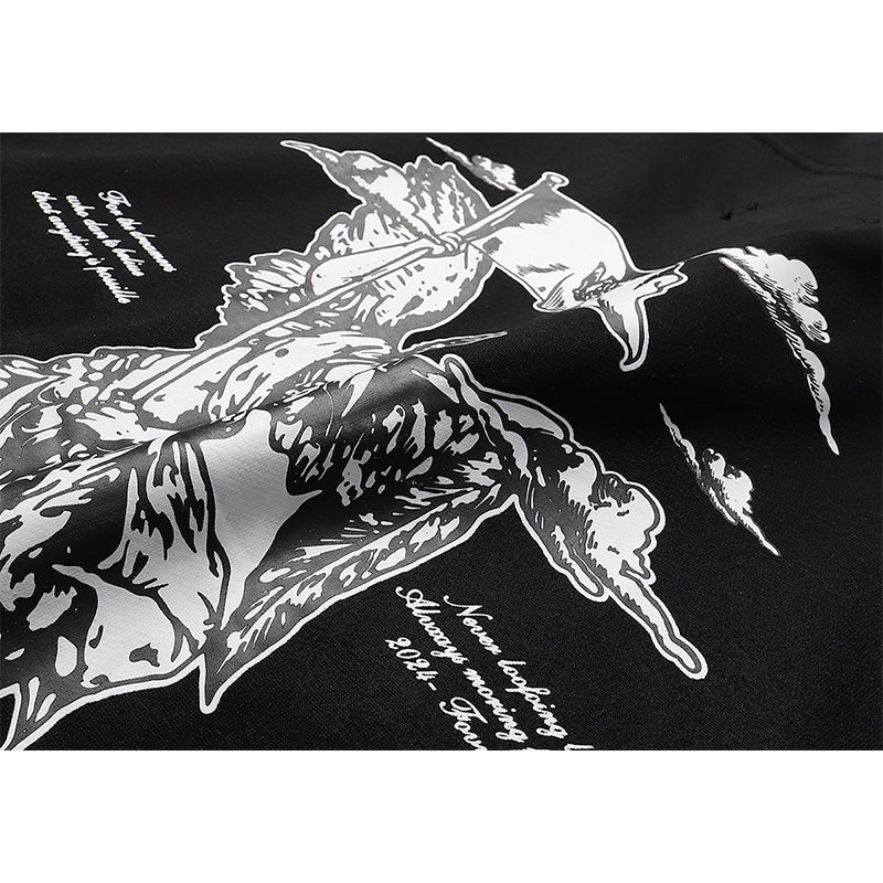 Amiri Hoodie High Street Fashion Prints