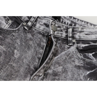 Amiri Jeans Trend Gradual Change Color Ripped Jeans