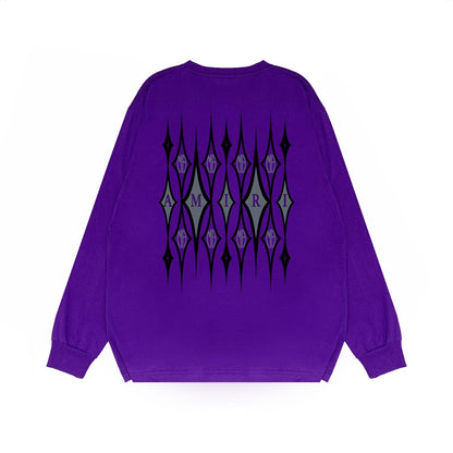 Amiri Long Sleeved Shirt Printed Trendy Pure Cotton