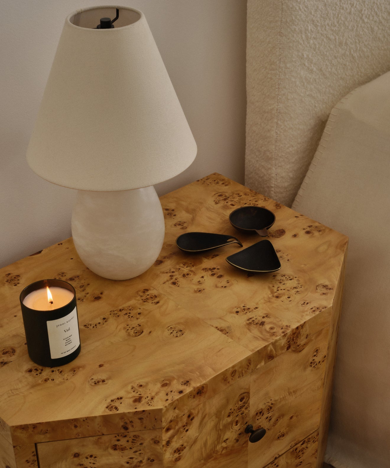 Droplet Alabaster Table Lamp