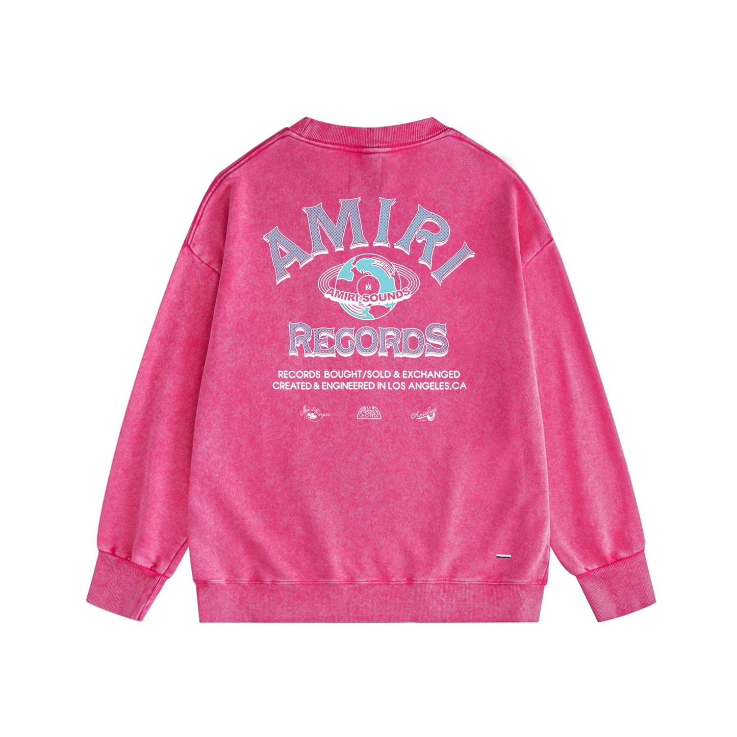 Amiri Distressed Sweatshirt Printed Trendy Pure Cotton