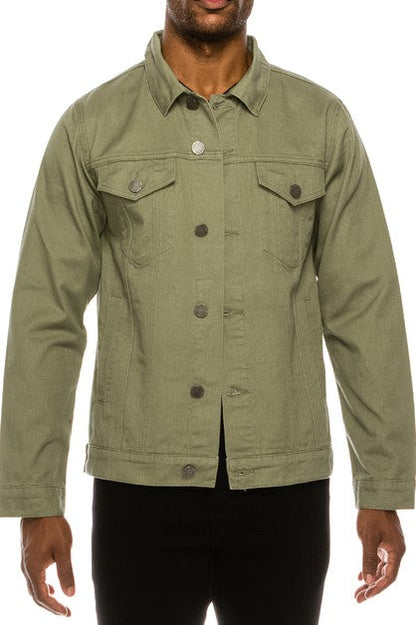 Essential Colored Denim Jacket