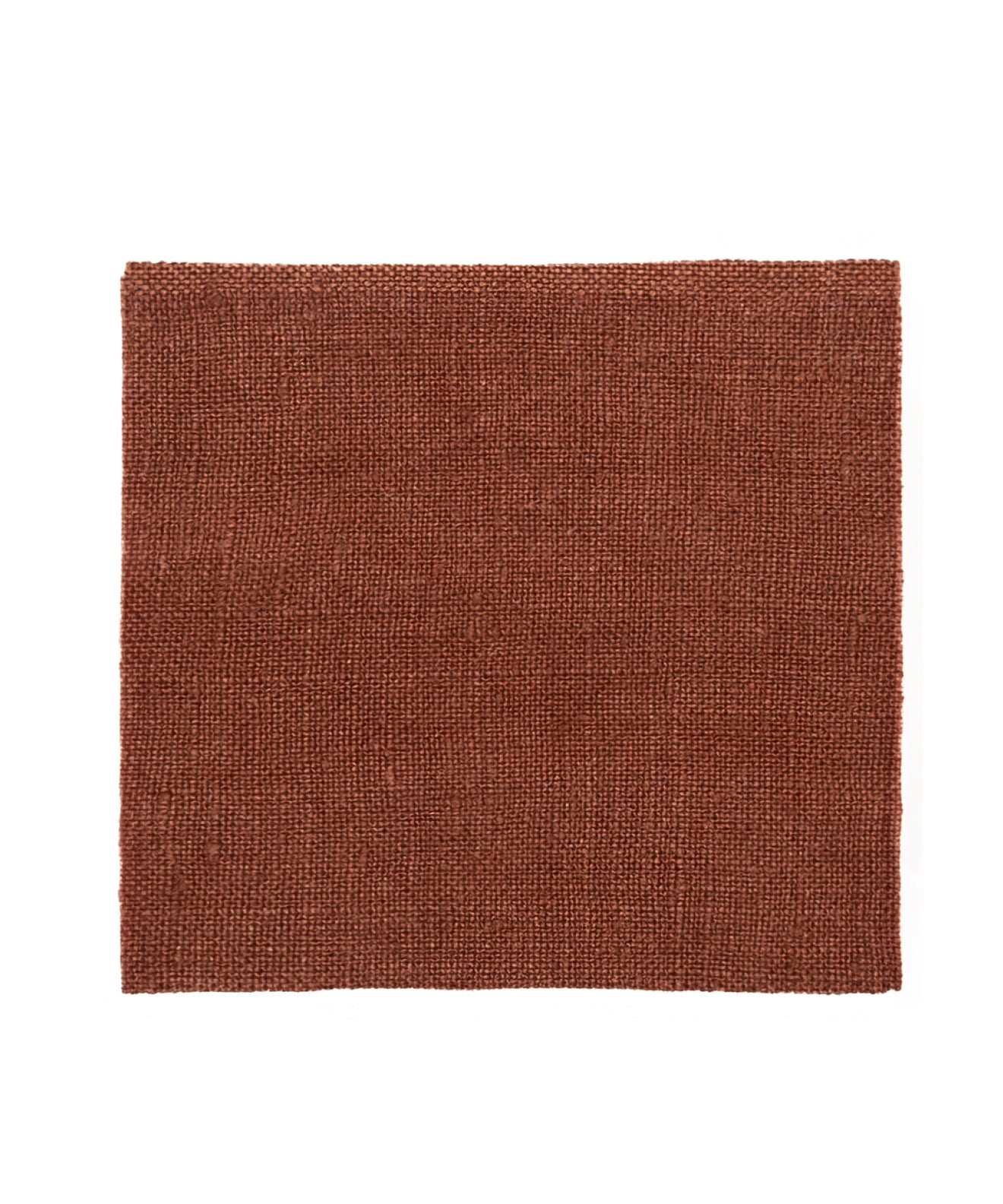 Fabric Swatch Farmhouse Red Linen