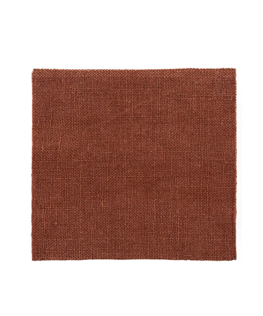 Fabric Swatch Farmhouse Red Linen