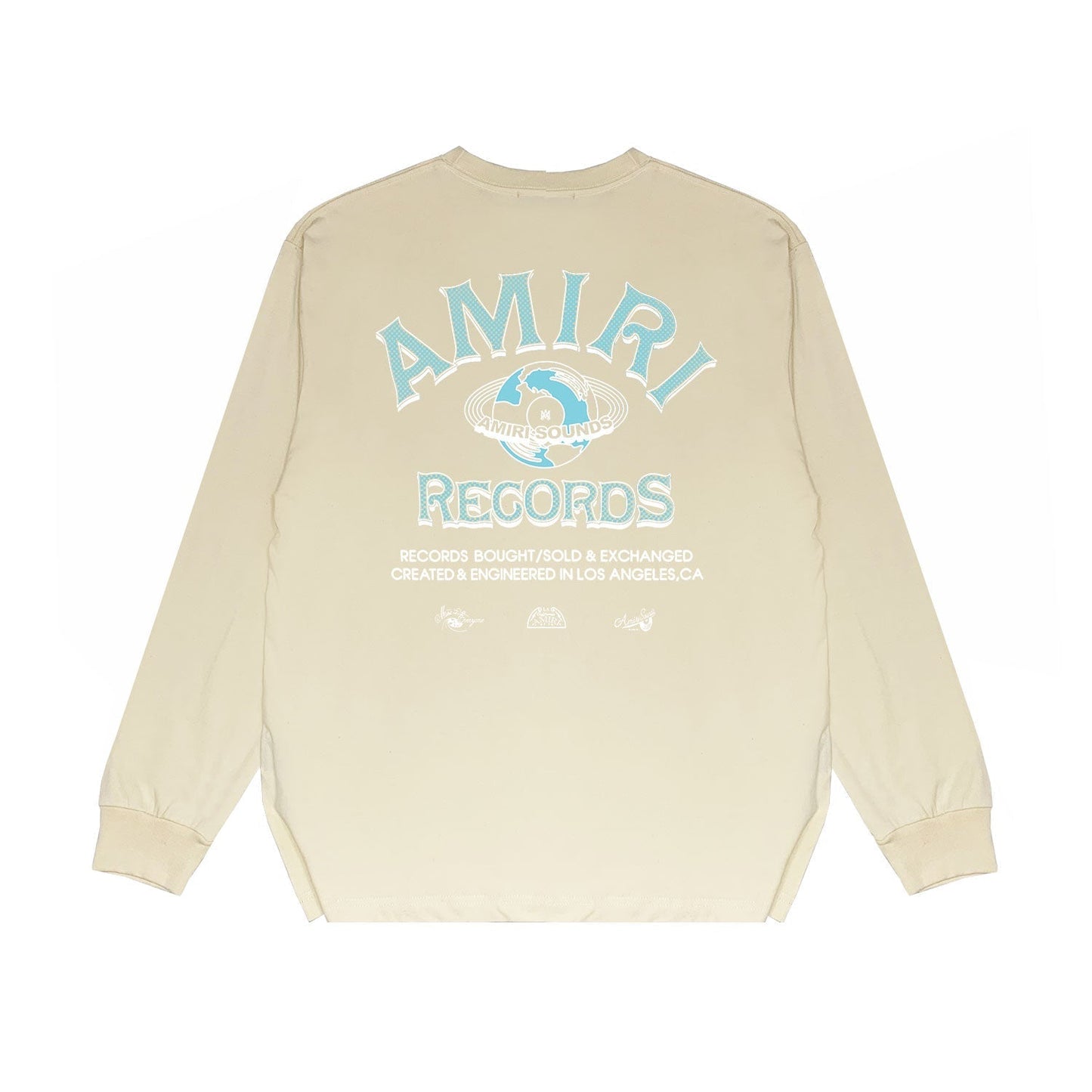 Amiri Long Sleeved Shirt Printed Trendy Pure Cotton