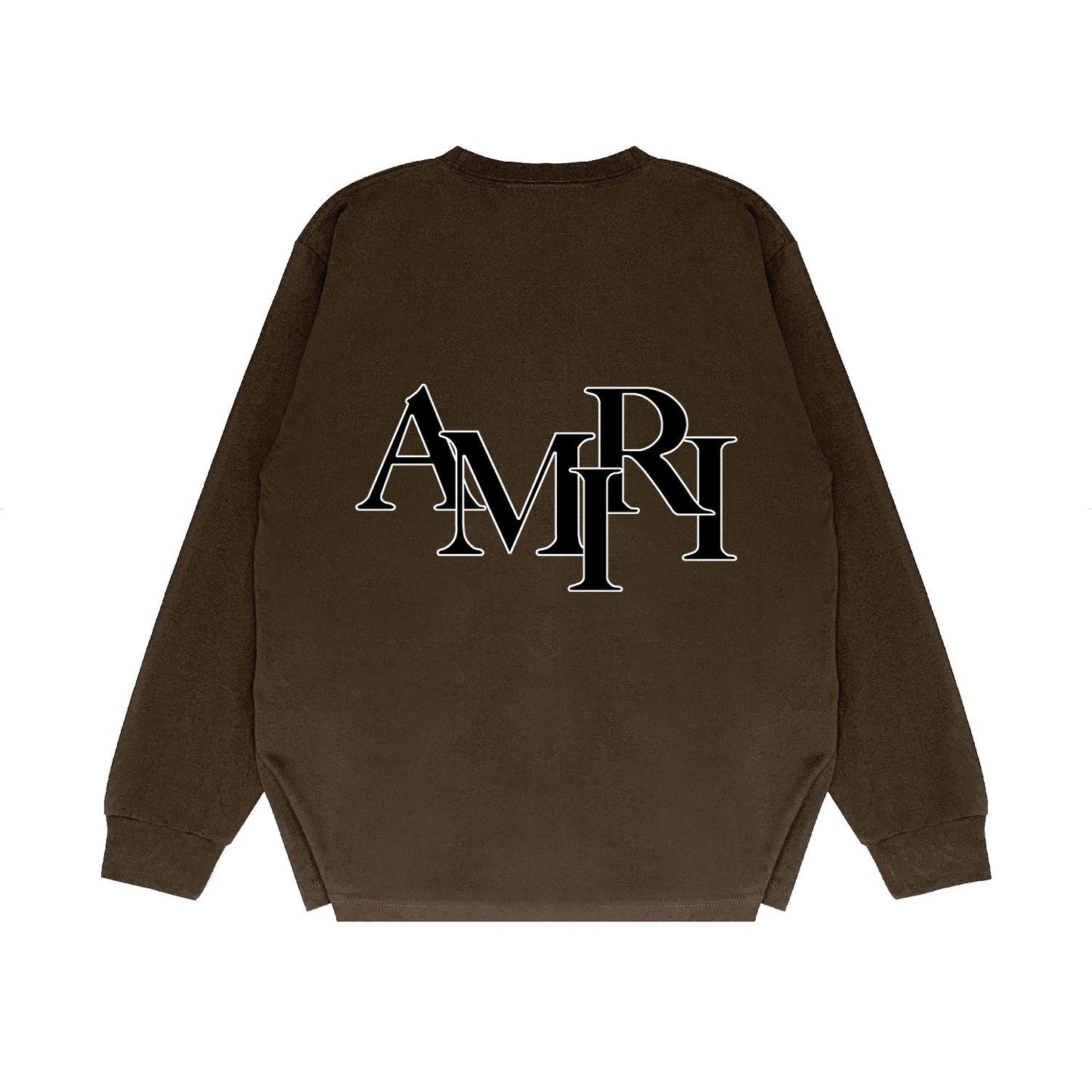 Amiri Long Sleeved Shirt Printed Trendy Pure Cotton