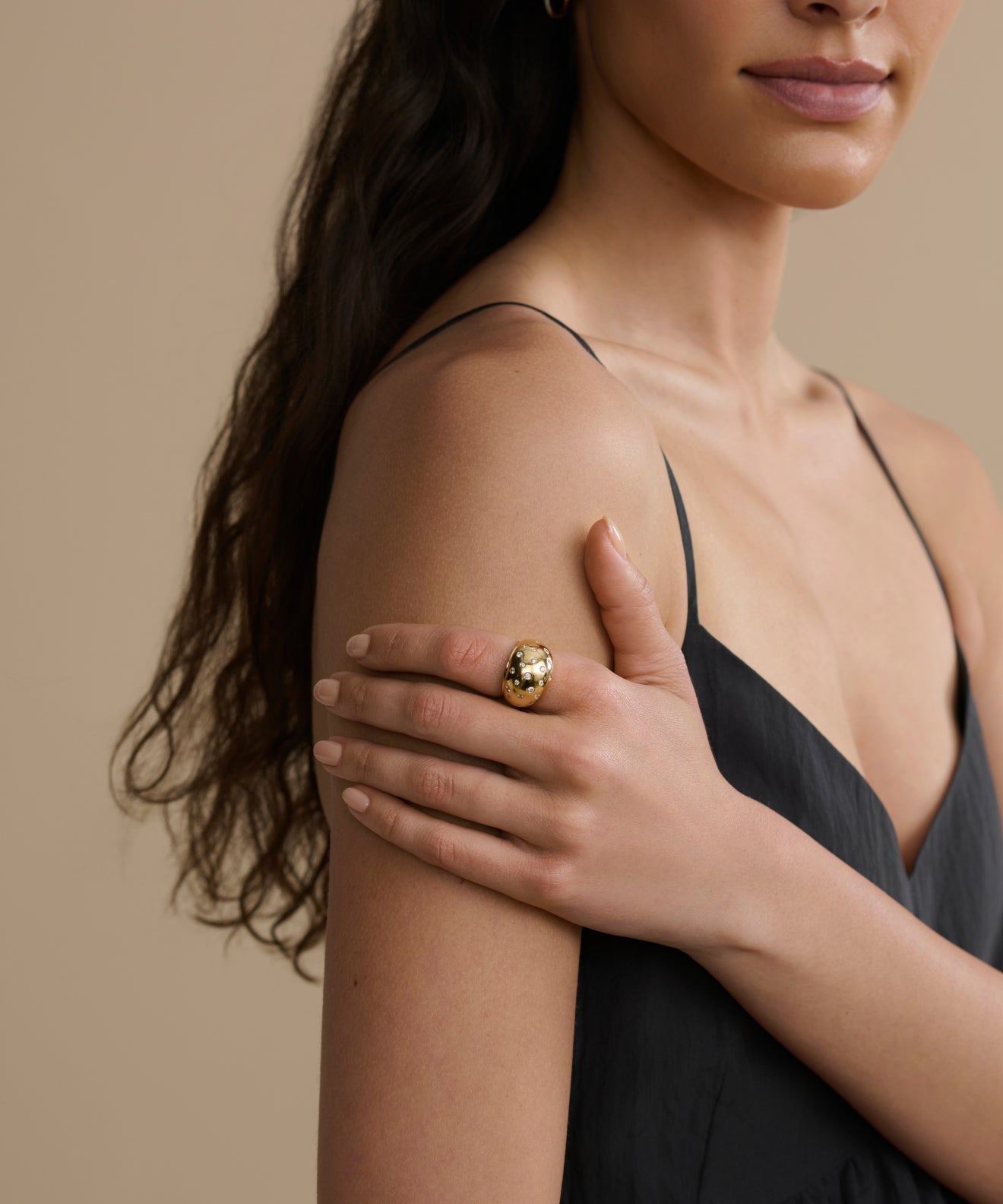 Diamond Felix Dome Ring