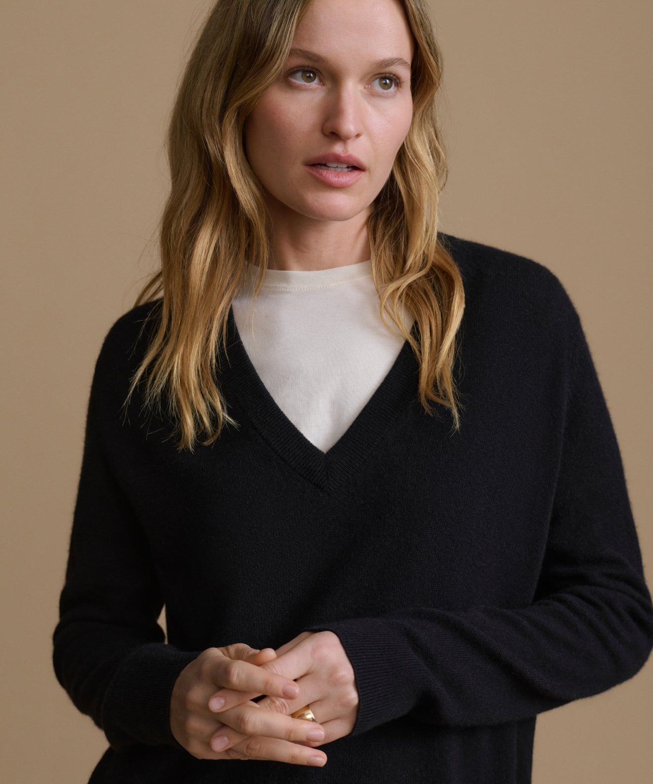 Flynn Cashmere V-Neck