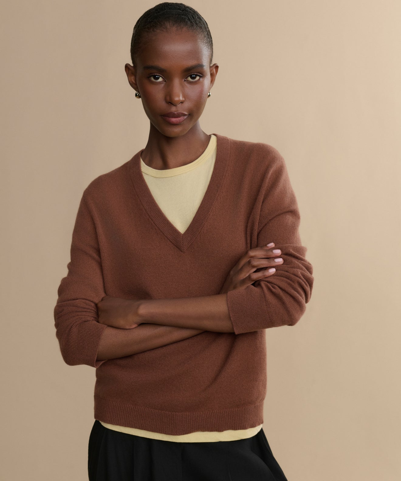 Flynn Cashmere V-Neck