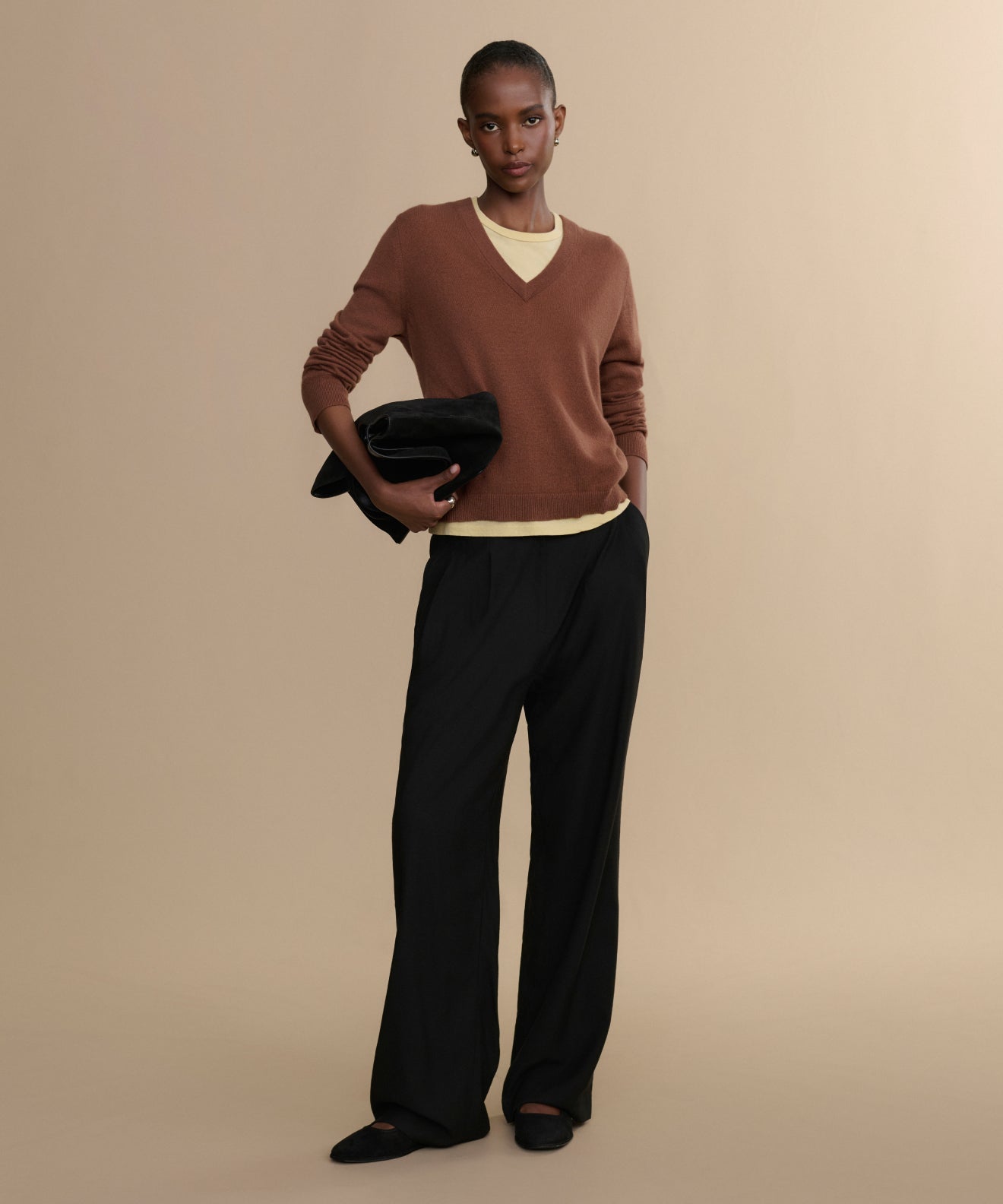 Flynn Cashmere V-Neck