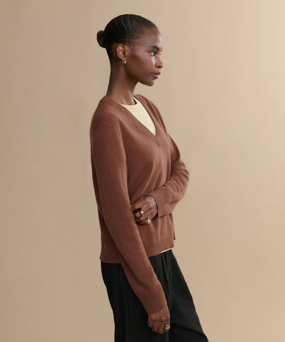 Flynn Cashmere V-Neck