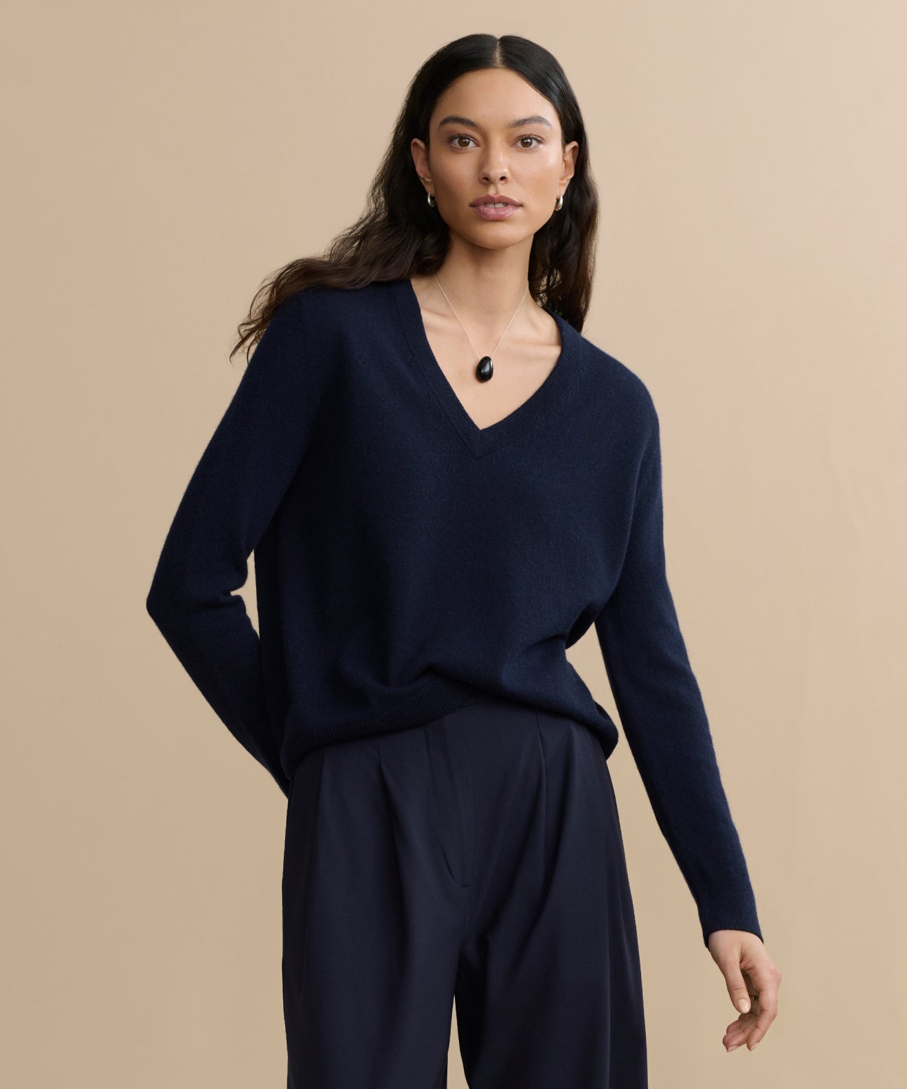 Flynn Cashmere V-Neck