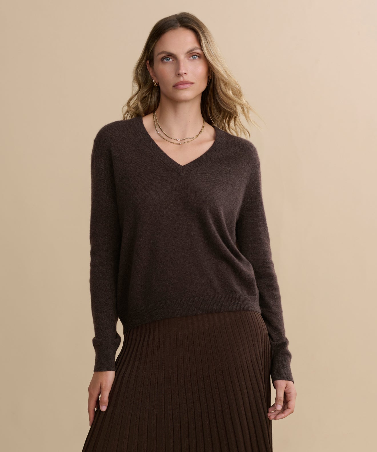Flynn Cashmere V-Neck