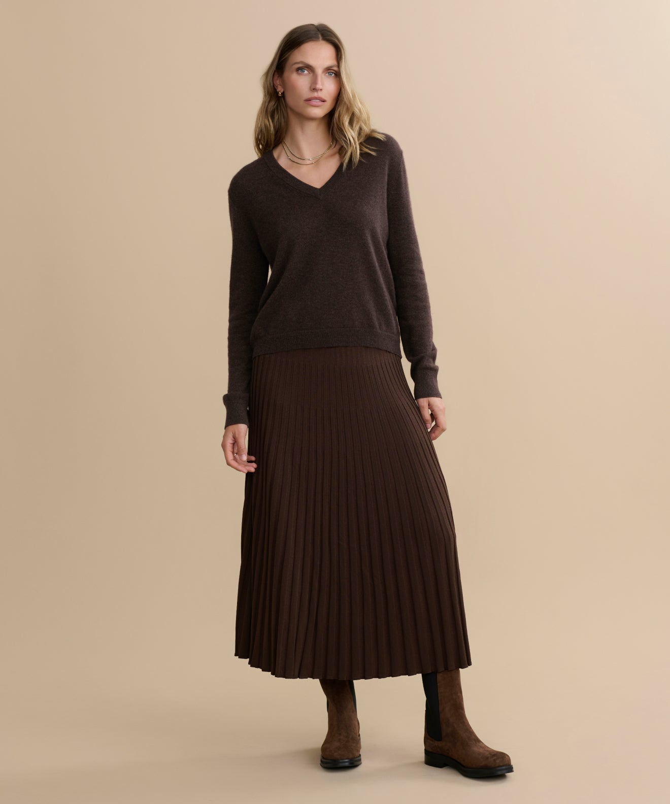 Flynn Cashmere V-Neck