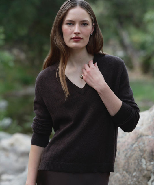 Flynn Cashmere V-Neck