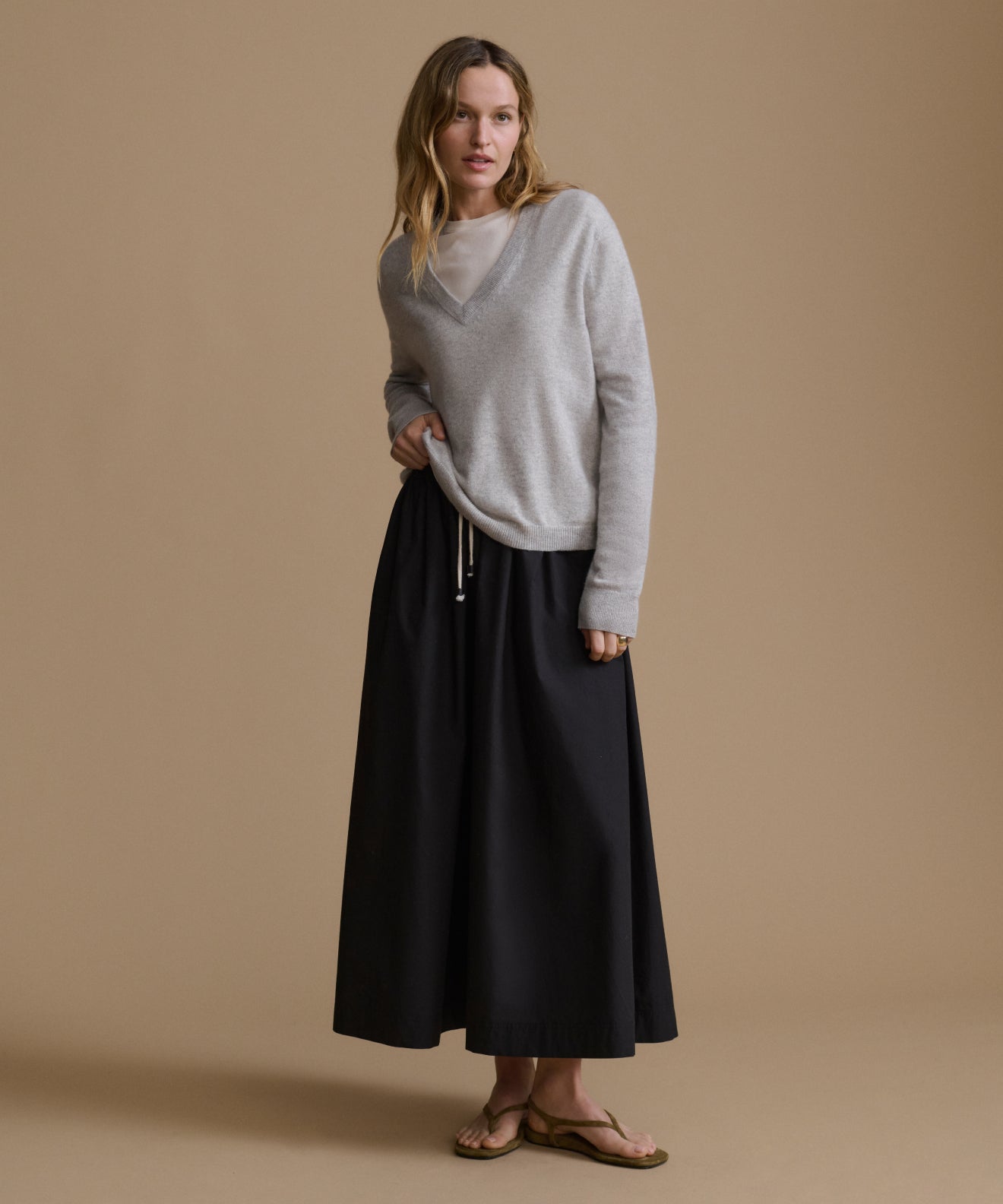 Flynn Cashmere V-Neck