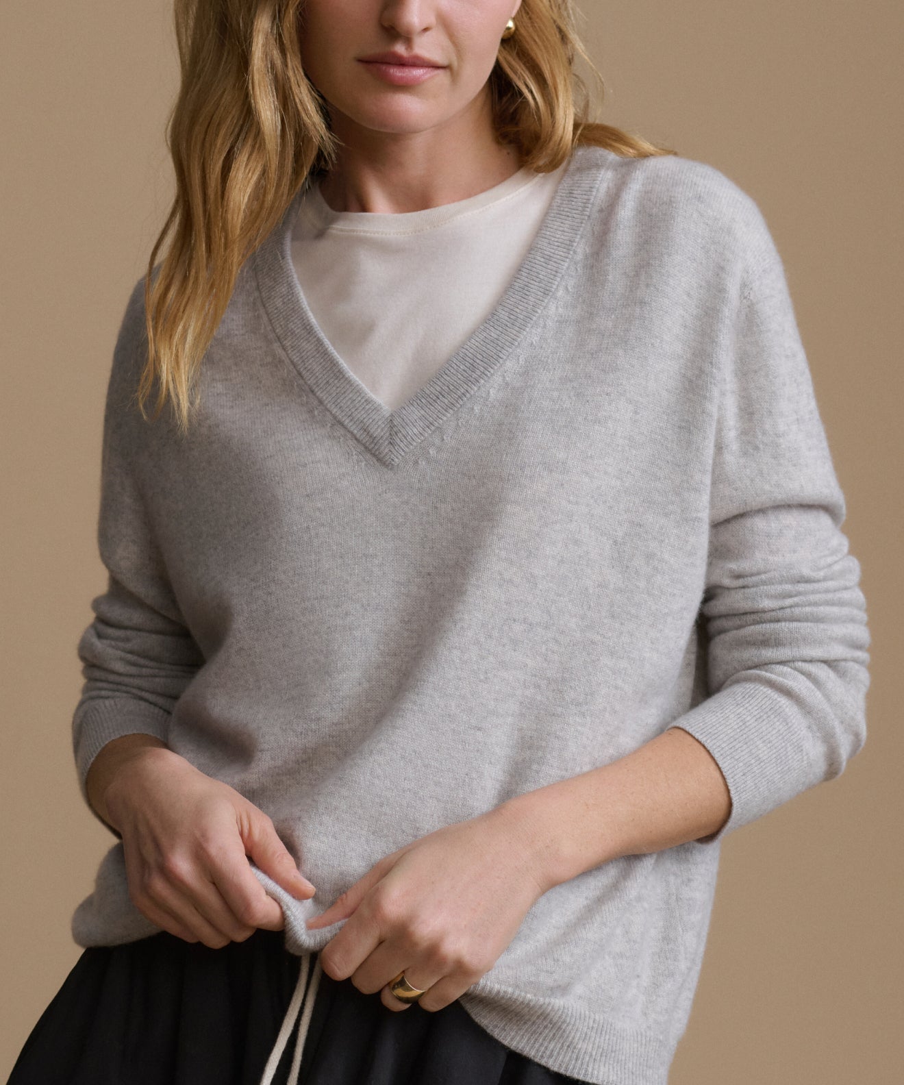 Flynn Cashmere V-Neck