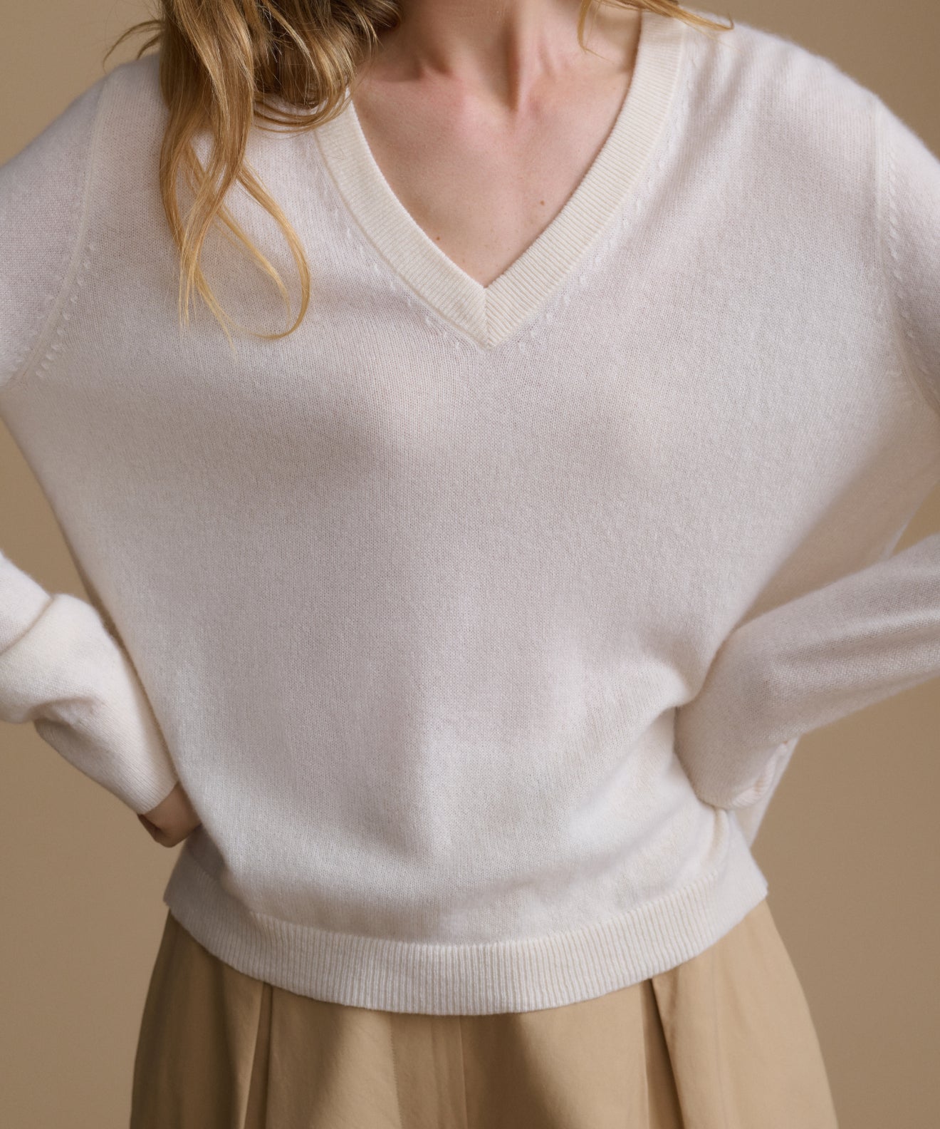 Flynn Cashmere V-Neck