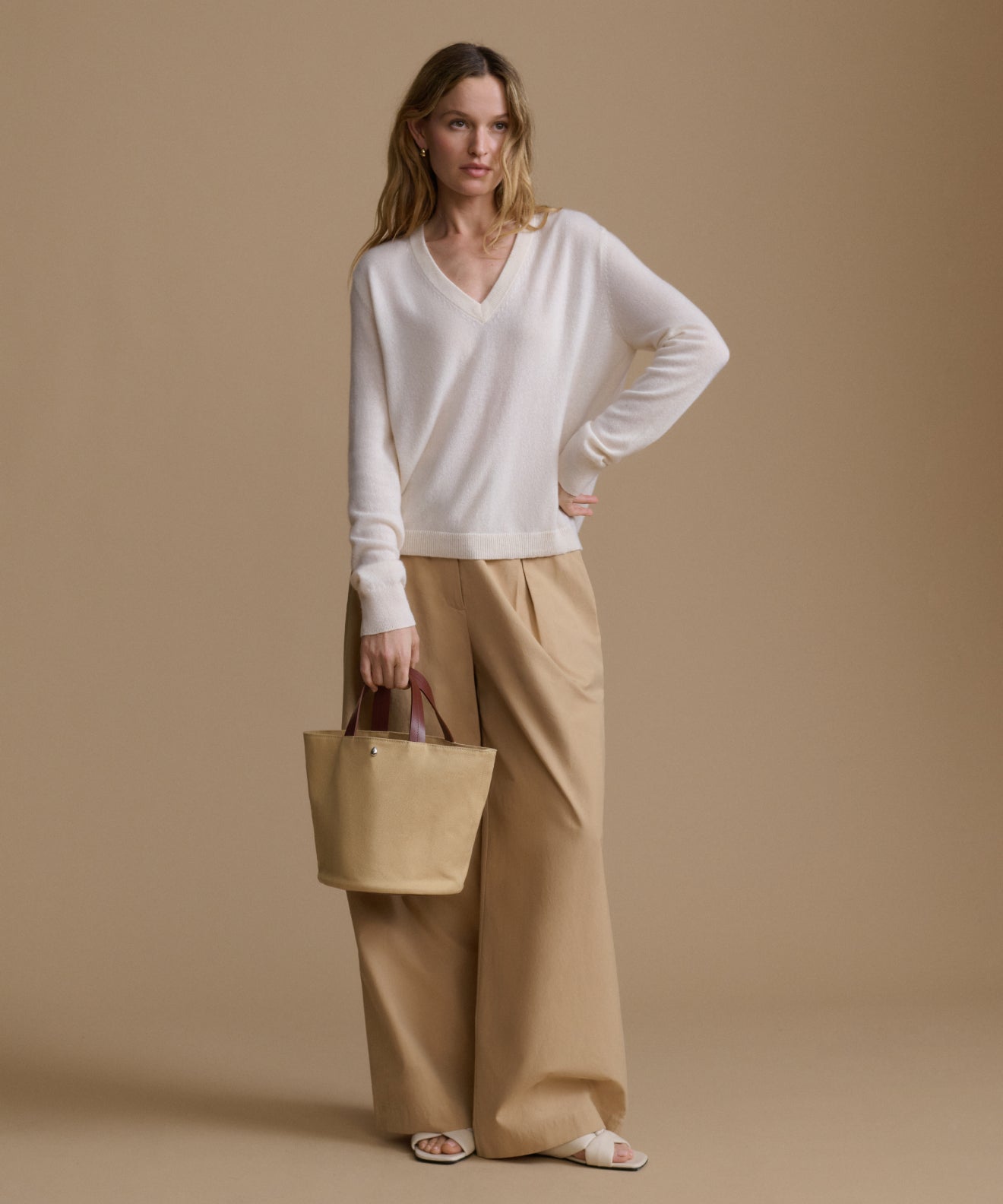 Flynn Cashmere V-Neck