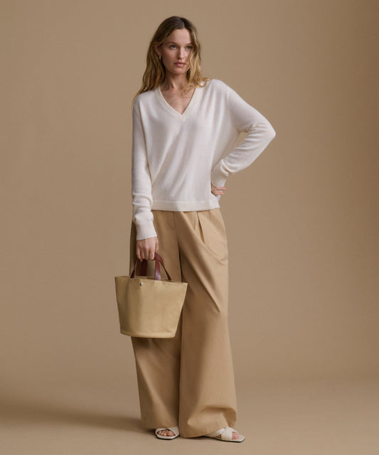 Flynn Cashmere V-Neck