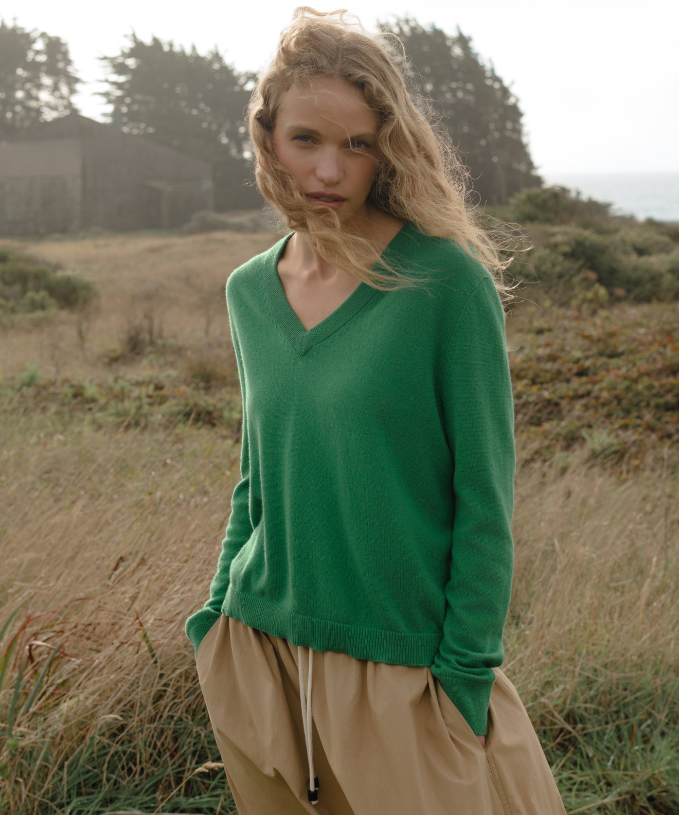 Flynn Cashmere V-Neck