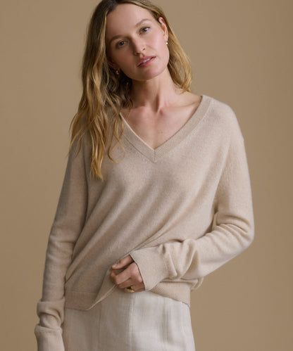 Flynn Cashmere V-Neck