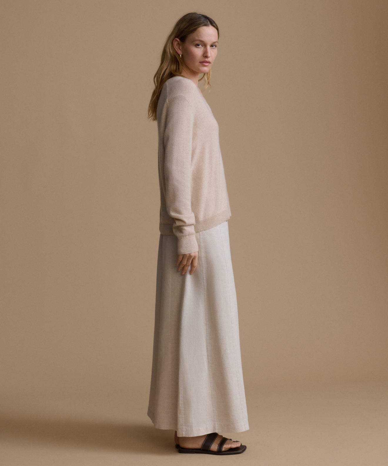Flynn Cashmere V-Neck