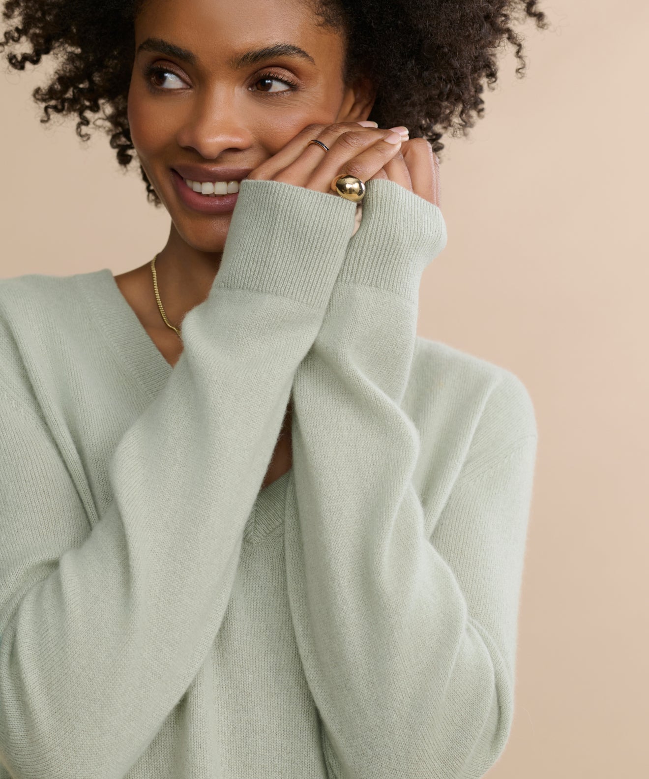 Flynn Cashmere V-Neck